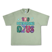 Oil Green 100 mermazing days Urban Heavy Tee - MaliasSmallBusiness