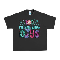 Pigment Black 100 mermazing days Urban Heavy Tee - MaliasSmallBusiness