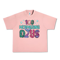 Salmon 100 mermazing days Urban Heavy Tee - MaliasSmallBusiness