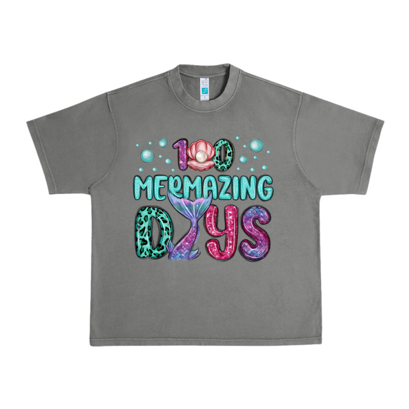 100 Mermazing Days Urban Heavy Tee by MaliasSmallBusiness | Teevron