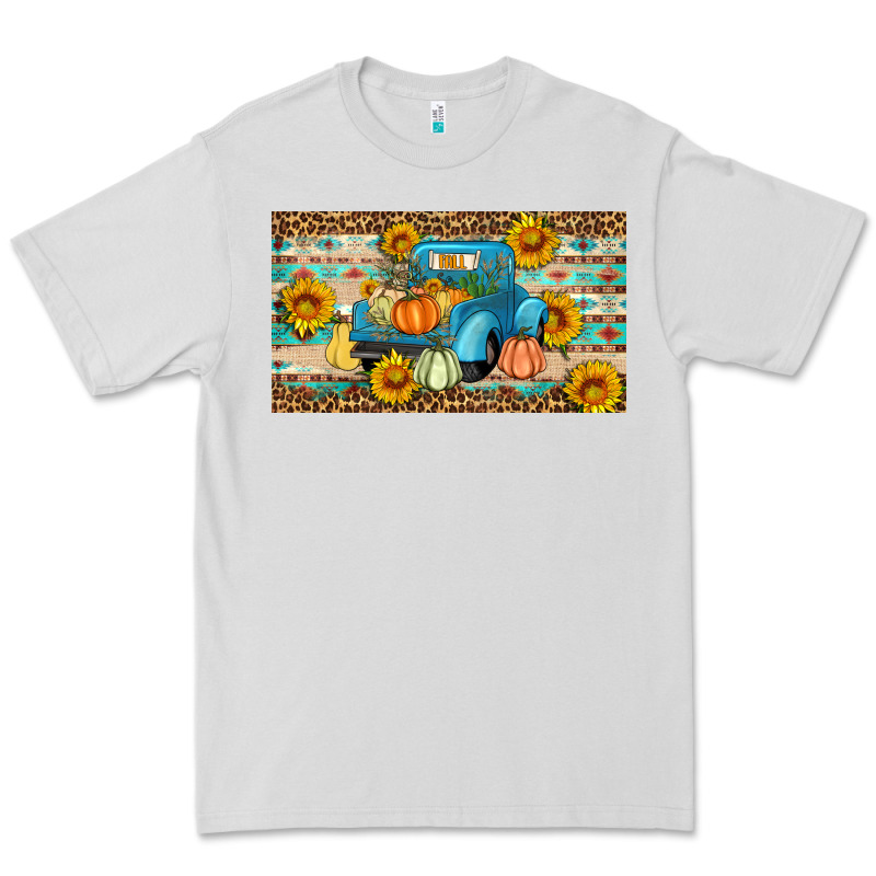 Fall Truck Sunflowers Premium Tee by Artiststas | Teevron