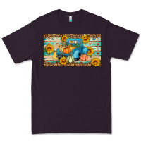 Plum Fall truck sunflowers Premium Tee - Artiststas