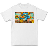 White Fall truck sunflowers Premium Tee - Artiststas