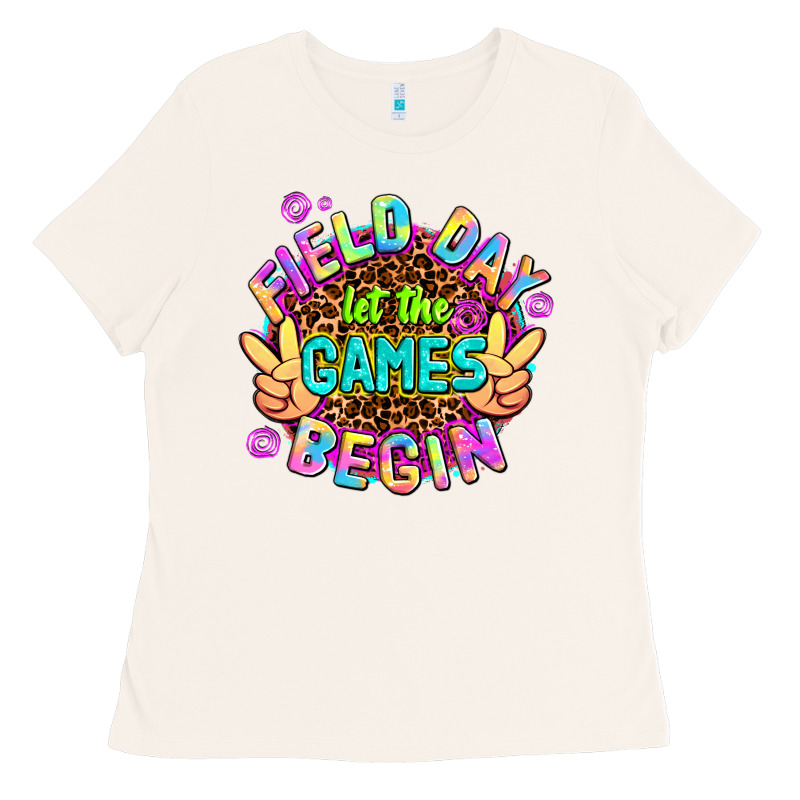 Field Day Let The Games Begin Ladies Tee by AdoDesignShop | Teevron