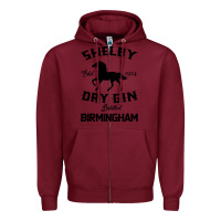 Burgundy Horse Zipper Hoodie - Bettercallsaul