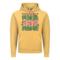 Vintage Mustard one lucky mama Vintage Hoodie - MaliasSmallBusiness