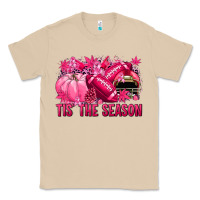 Mushroom Tis' the season Football Breast Cancer Classic Tee - NancyCooperArtShop