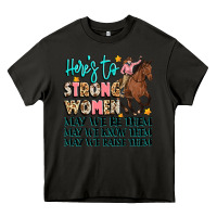 Asphalt heres to strong women Heavy Core Tee - Artiststas