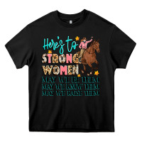 Black heres to strong women Heavy Core Tee - Artiststas
