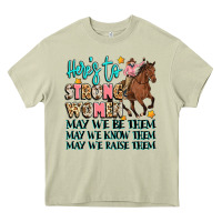 Mossy heres to strong women Heavy Core Tee - Artiststas