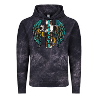 Cloud Black western wings cross blessed Vintage Hoodie - RanaPortraitStore
