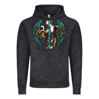Vintage Black western wings cross blessed Vintage Hoodie - RanaPortraitStore