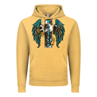 Vintage Mustard western wings cross blessed Vintage Hoodie - RanaPortraitStore