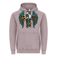 Vintage Zinc western wings cross blessed Vintage Hoodie - RanaPortraitStore