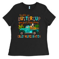 Black buckle up buttercup you just flipped my crazy heif Ladies Tee - AdoDesignShop