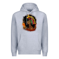 Heather Grey juneteenth freedom 1865 Premium Hoodie - CowGirlArtShop
