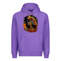 Purple juneteenth freedom 1865 Premium Hoodie - CowGirlArtShop