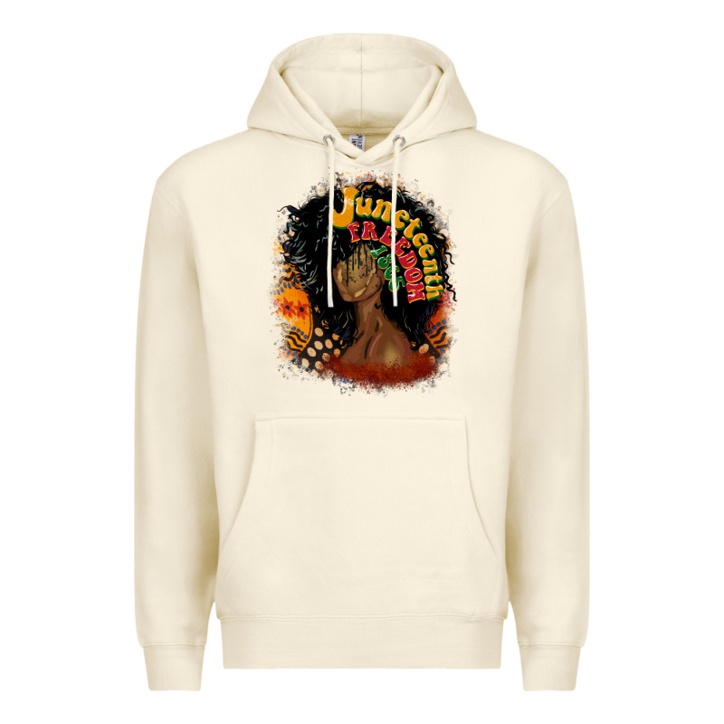 Juneteenth Freedom 1865 Premium Hoodie by CowGirlArtShop | Teevron