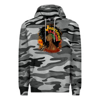 Slate Camo juneteenth freedom 1865 Premium Hoodie - CowGirlArtShop
