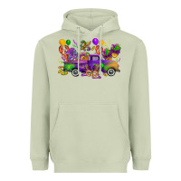 Matcha mardi gras truck Heavyweight Hoodie - CowGirlArtShop