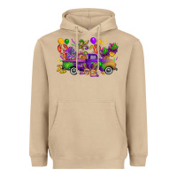 Mushroom mardi gras truck Heavyweight Hoodie - CowGirlArtShop