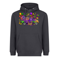 Smoke mardi gras truck Heavyweight Hoodie - CowGirlArtShop
