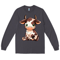 Smoke Baby Brown Cow Long Sleeve Tee - MaliasSmallBusiness