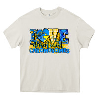 Cream love doesn't count chromosomes Heavy Core Tee - AdoDesignShop