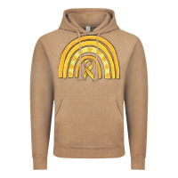 Vintage Coffee childhood cancer awareness rainbow Vintage Hoodie - MaliasSmallBusiness