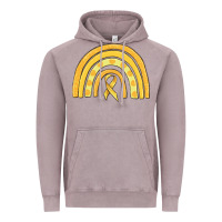 Vintage Zinc childhood cancer awareness rainbow Vintage Hoodie - MaliasSmallBusiness