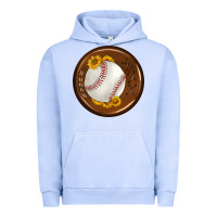 Pigment Grape Ice baseball with sunflower round earrings Urban Hoodie - BundleAndBundleShop