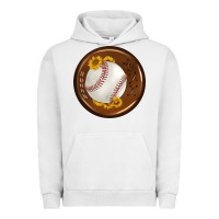 Pigment Lunar Rock baseball with sunflower round earrings Urban Hoodie - BundleAndBundleShop
