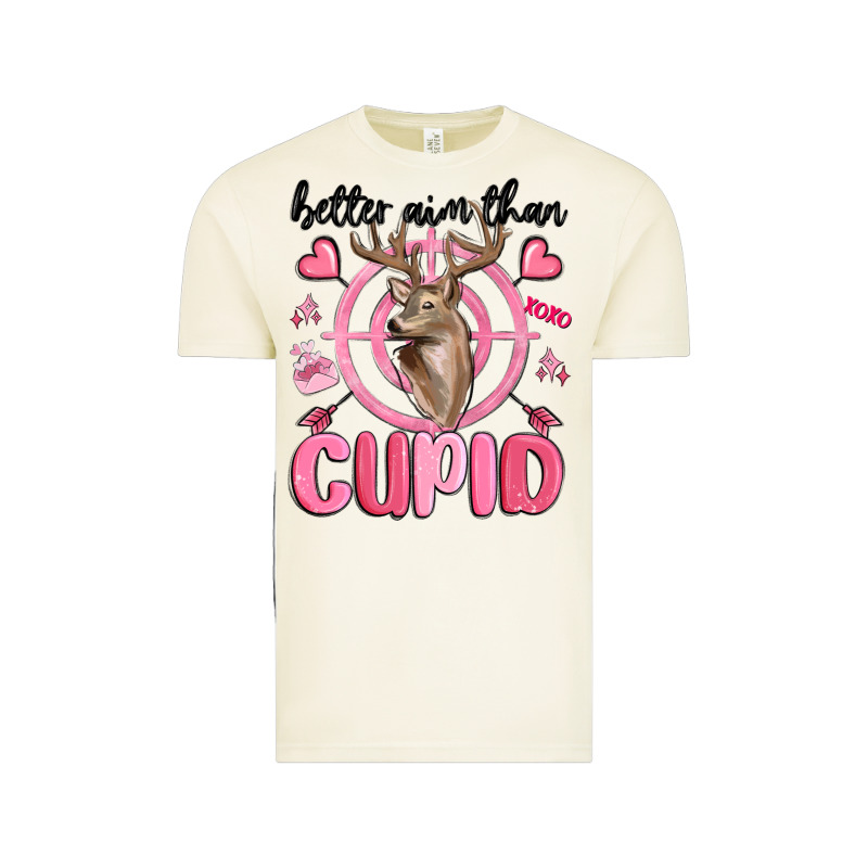 Better Aim Than Cupid Vintage Tee by MaliasSmallBusiness | Teevron