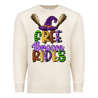 Sandshell free broom rides Premium Sweatshirt - CowGirlArtShop