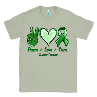 Matcha Peace love cure Liver Cancer Classic Tee - NancyCooperArtShop