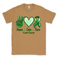 Toasted Coconut Peace love cure Liver Cancer Classic Tee - NancyCooperArtShop