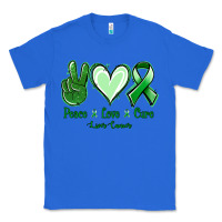 True Royal Peace love cure Liver Cancer Classic Tee - NancyCooperArtShop