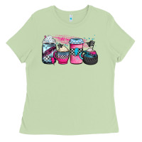 Matcha racing coffee cups Ladies Tee - JahusDesignShop
