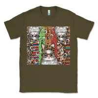 Army Green easter Classic Tee - CowhideDigitalArt