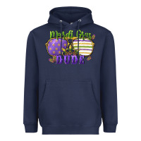 Navy mardi gras dude Heavyweight Hoodie - CowGirlArtShop