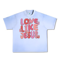 Grape Ice love like jesus Urban Heavy Tee - MaliasSmallBusiness