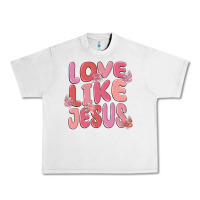 Lunar Rock love like jesus Urban Heavy Tee - MaliasSmallBusiness