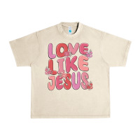 Sandshell love like jesus Urban Heavy Tee - MaliasSmallBusiness