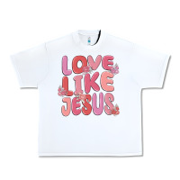 White love like jesus Urban Heavy Tee - MaliasSmallBusiness