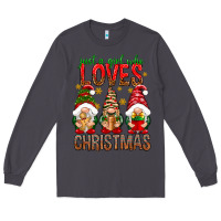 Smoke Just a girl who loves Christmas Long Sleeve Tee - NancyCooperArtShop