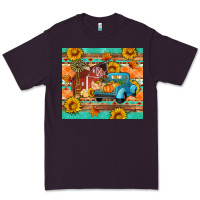 Plum Farm life fall barn and truck Premium Tee - Artiststas