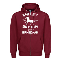 Burgundy Horse Zipper Hoodie - Bettercallsaul