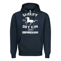 Navy Horse Zipper Hoodie - Bettercallsaul