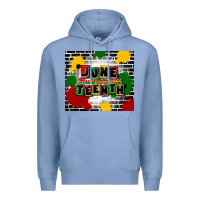 Colony Blue juneteenth free ish since 1865 Premium Hoodie - CowGirlArtShop