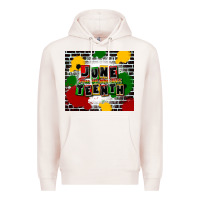 Pale Pink juneteenth free ish since 1865 Premium Hoodie - CowGirlArtShop